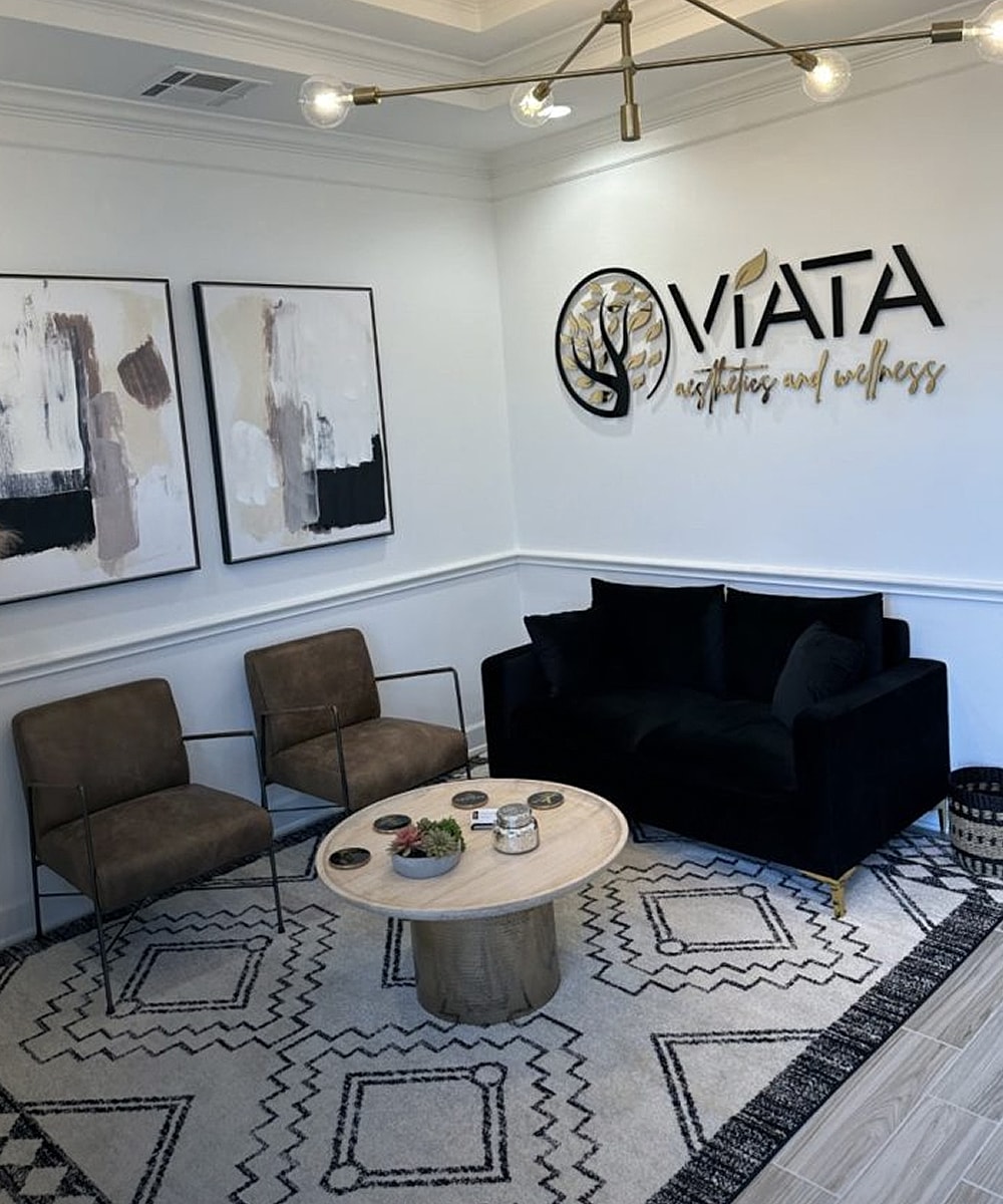 Modern wellness space with stylish furnishings.